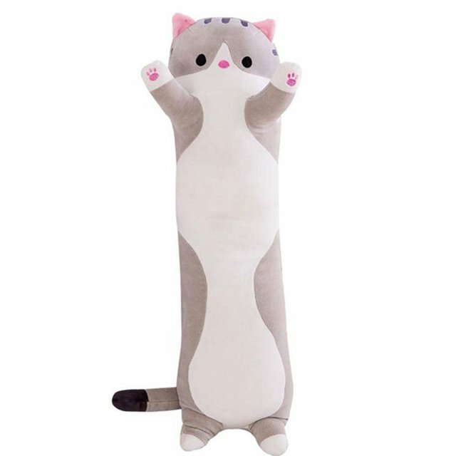 Cat Cuddly Toy Side Sleeper Pillow