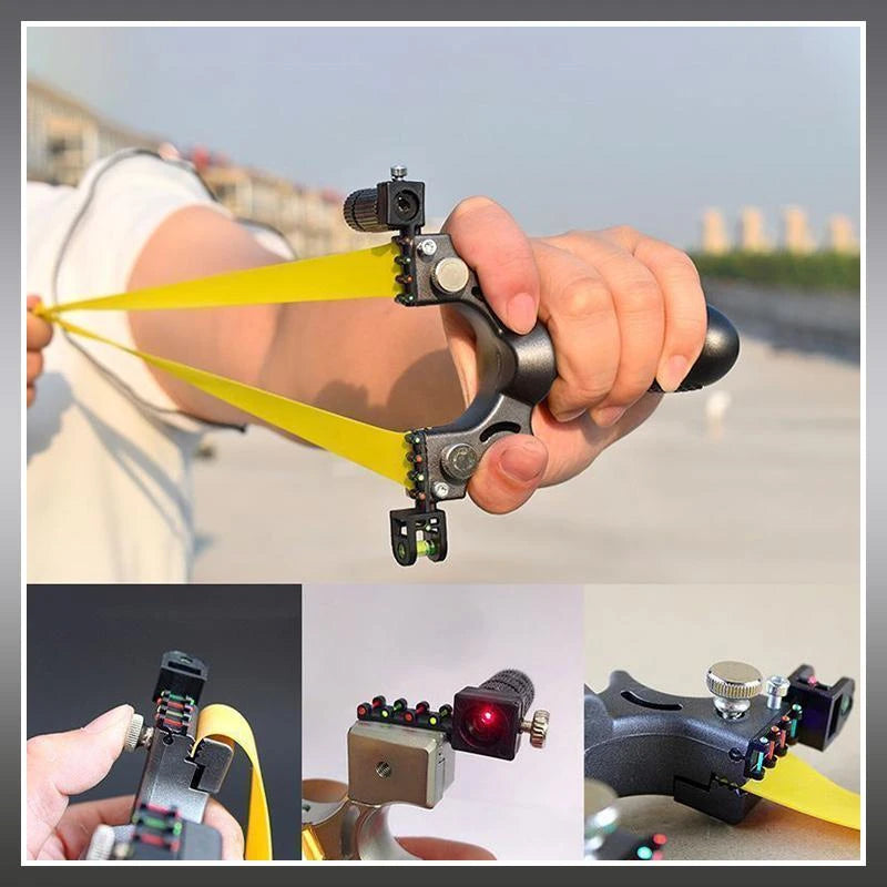 High-power Laser Aiming Slingshot