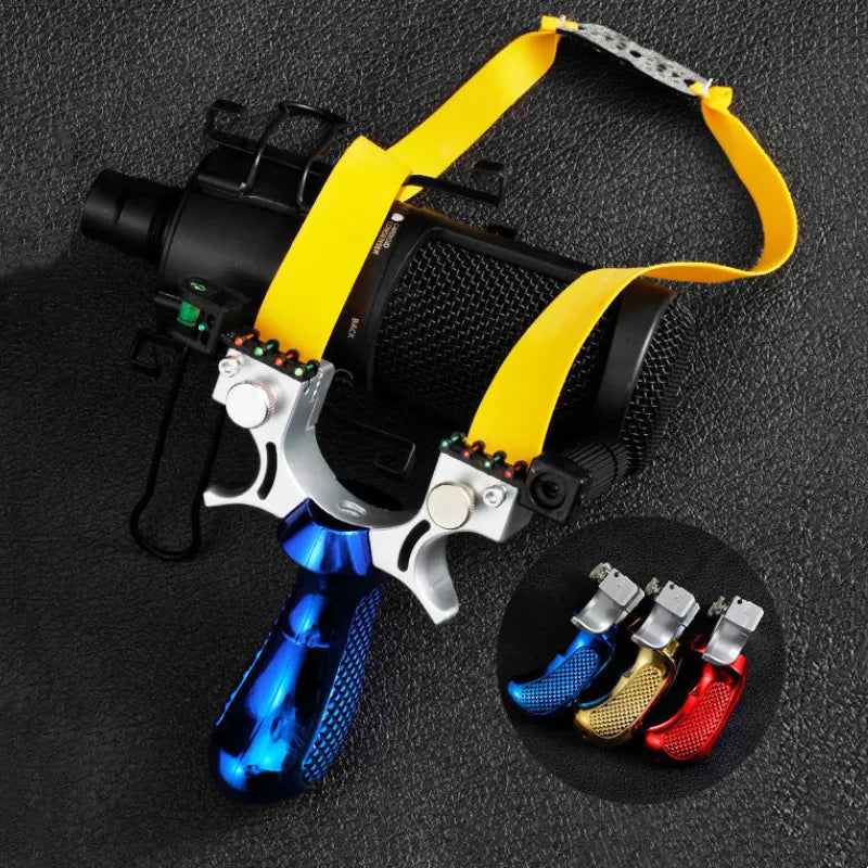 High-power Laser Aiming Slingshot