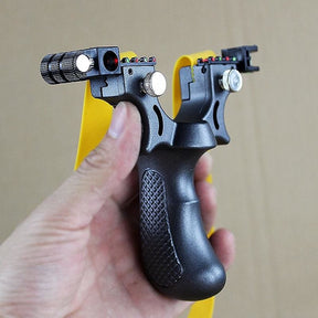 High-power Laser Aiming Slingshot