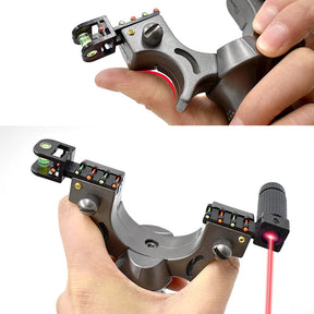 High-power Laser Aiming Slingshot