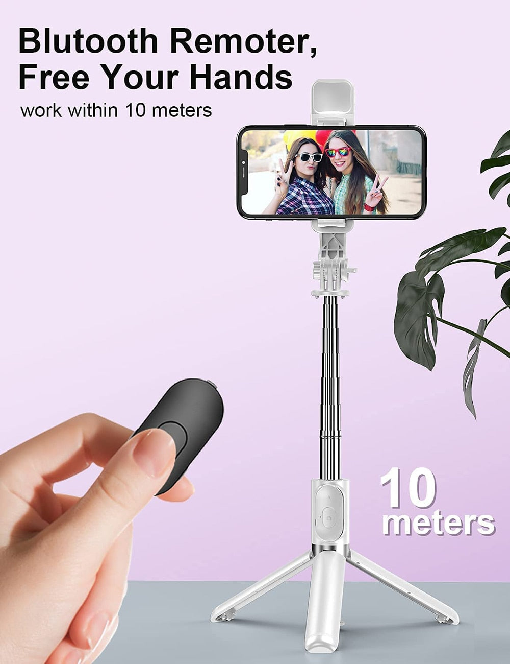 HOT SALE🔥2023 New Portable Wireless Bluetooth Selfie Stick