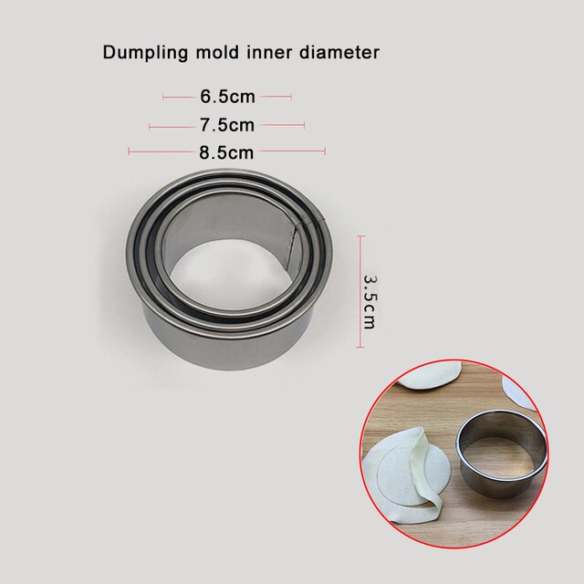 Household Double Head Automatic Dumpling Maker Mold