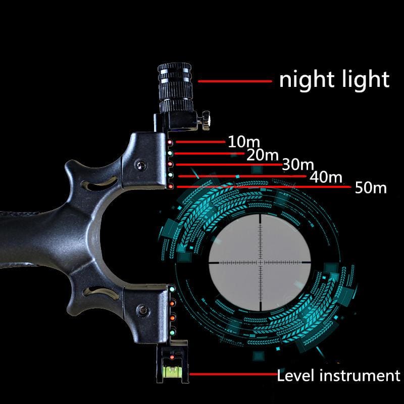 High-power Laser Aiming Slingshot